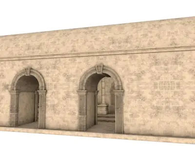 Ancient Greek Interior 3D model