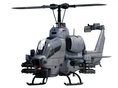 Bell AH-1 Super Cobra 3D model buy