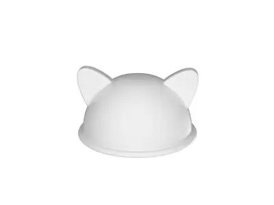 Rabbit Hat Cute  Low-poly 3D model