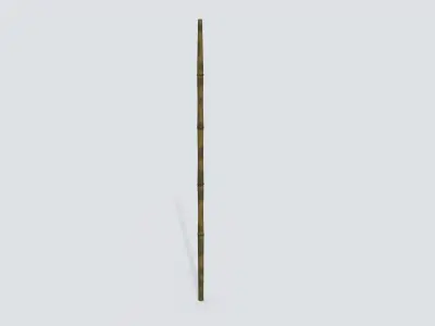 Bamboo Low-poly 3D model