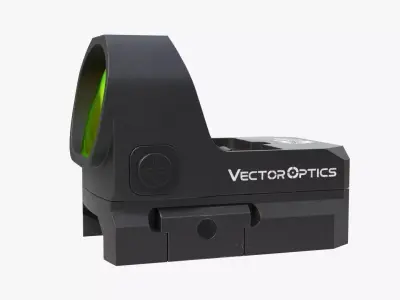 Vector Optics  red dot sight Low-poly 3D model