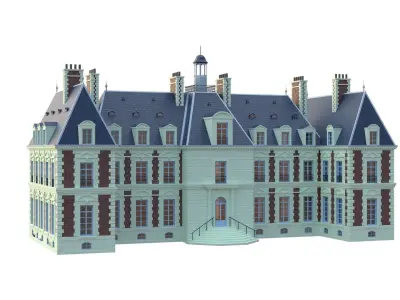 Chateau French Villa  3D model