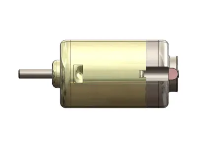 DC Electric Motor 3D model