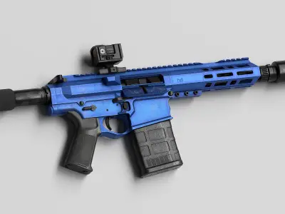 PMAG 20 and 10 LRSR GEN M3 Low-poly 3D model