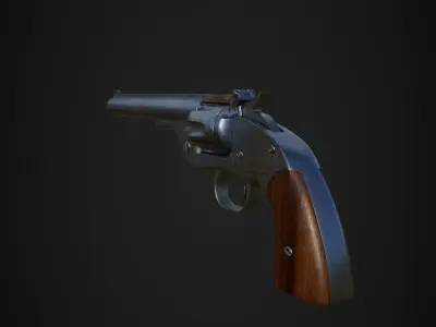 Cowboy Revolver 3D model