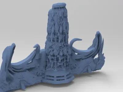 Dragon Stone Ruin Rock 7 3D model