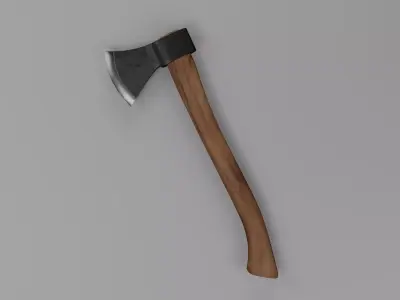 Axe 3d Model Low-poly 3D model