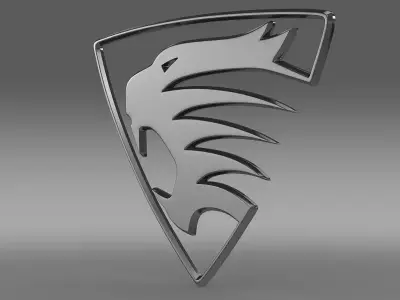 spirra logo 3D model by Sergey