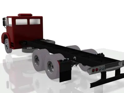 Path Mercedes-Benz G-1620 Free 3D model