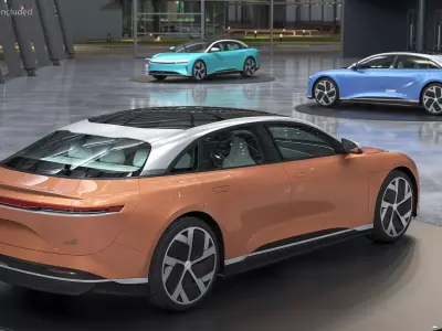 Lucid Air 2021 Electric Luxury Sedan 3D model