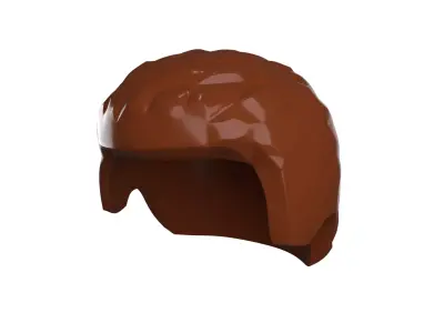 Custom3Dprint Minifigure Accessory - Minifigure Hair S2 - 052 3D print model