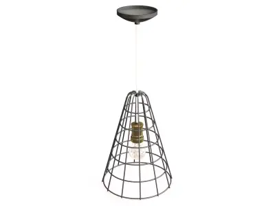 Vintage lamp 04 3D model