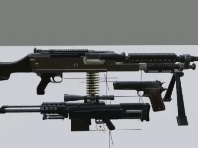 Military grade weapons 3D model