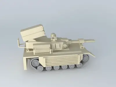 TURAN 1 tank Free 3D model