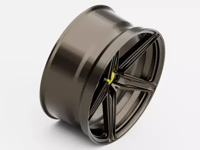 Vossen M-X5 Forged Rim 3D model