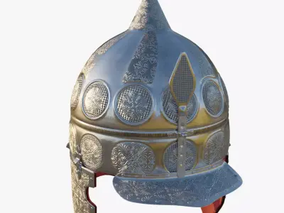 Medieval Helmet 3D model 3