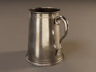 Pewter Tankard 3D model