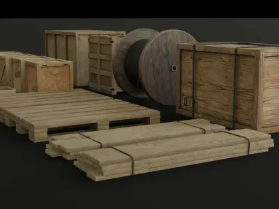 Industrial Assets 3D model