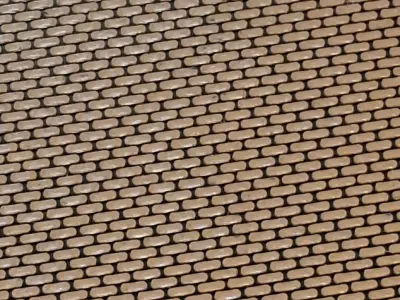 Flexible Bricks Mat 1-87 FDM color 3D print model