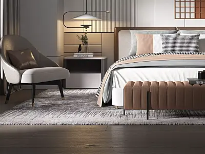 Bedroom interior 03 3D model
