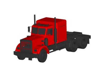 Tamiya King Hauler Semi Truck 3D model