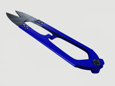 Thread clipper Low-poly 3D model