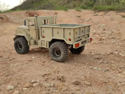 M939 4x4 Sideboard Flatbed 313mm 324mm- 1-10 RC body attachment 3D print model