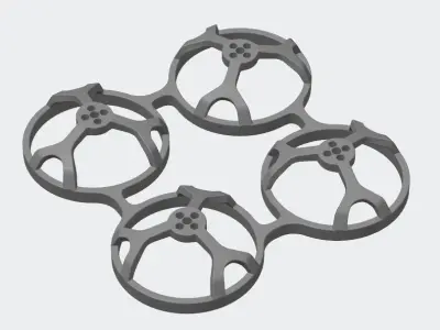 GEPRC Cinelog25 Protective ducts 3D print model