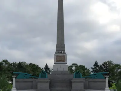 Monument to the fighters of the Red Army 3D model