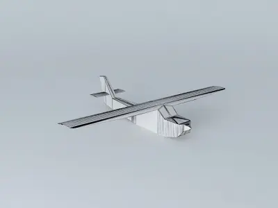 Cesna plane Free 3D model