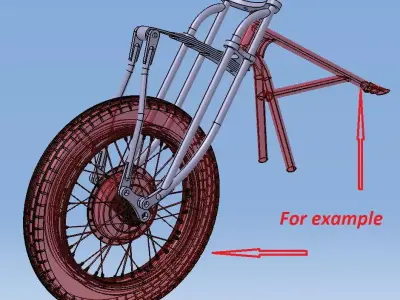 Basic leafer forks 3D model