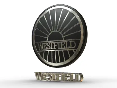 westfield logo 3D model