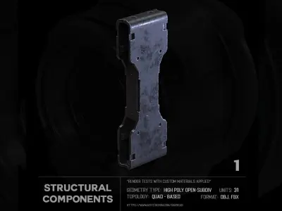 31 Structural Components Vol I SUBD 3D model