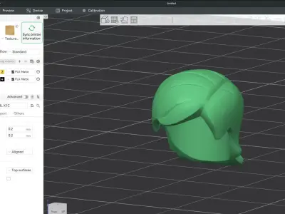 Custom3Dprint Minifigure Accessory - Minifigure Hair S2 - 042 3D print model