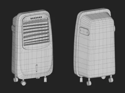 Skate Low-poly 3D model purchase