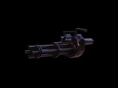 Machine gun Free 3D model
