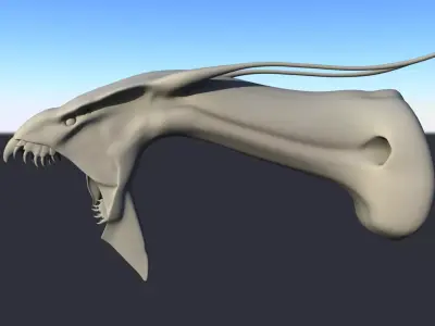 Avatar Eva head Low-poly 3D model