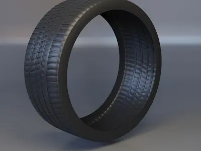 luxury sport car wheel Free 3D model