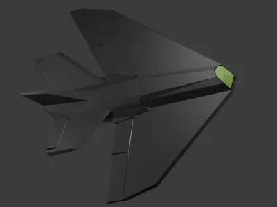 stealth jet 3D model