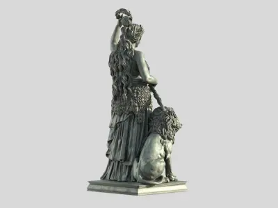 Lady Bavaria 3D model