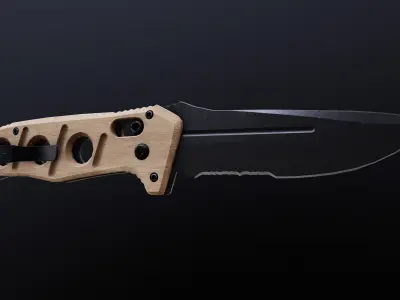 Benchmade Knives Free low-poly 3D model