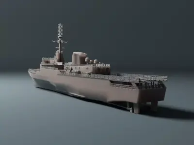 Navio-Escola Brasil - High Detail 3D Model For Resin Printing 3D print model