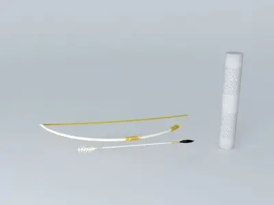arco e flecha arc and arrow Free 3D model