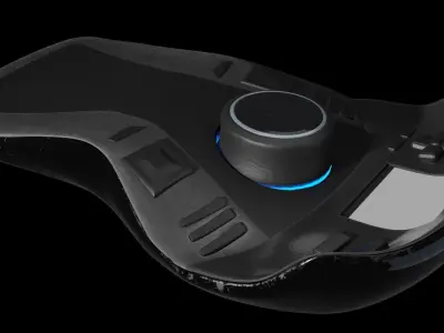 3D Mouse futuristic gaming 3D model