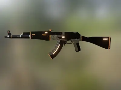 Weapons Pack Low-poly 3D model buy