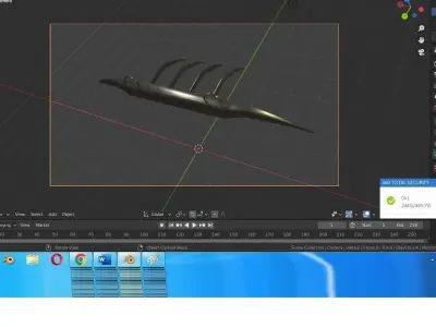 Bhag Nag Bishwa Low-poly 3D model