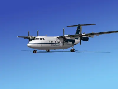 Dehavilland DHC-7 Paradise Islands 3D model