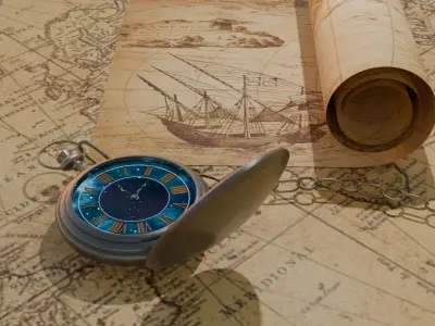 Pocket Watch  3D model