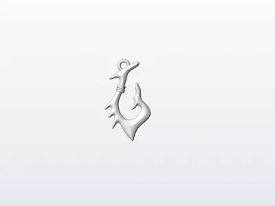 Hawaiian Fish Hook Free 3D print model
