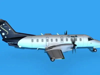 Embraer EMB120 Airnorth Australia 3D model